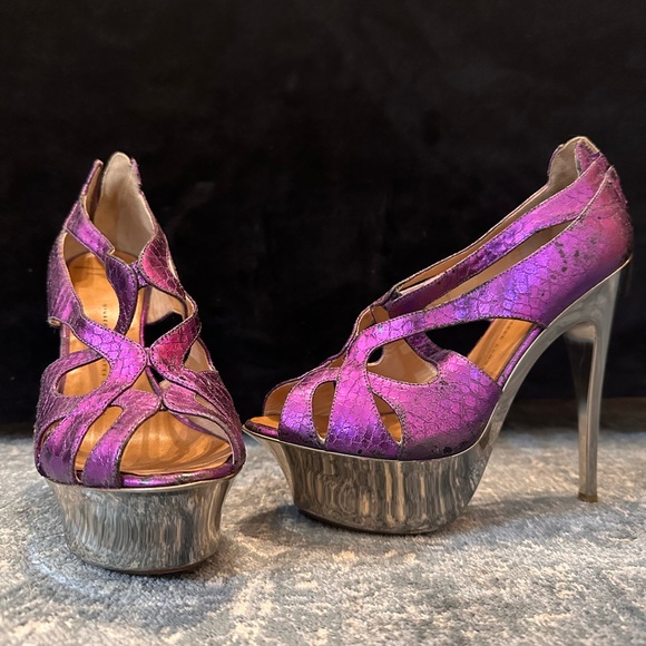 Giuseppe Zanotti python skin platform pumps rare & authentic! - Picture 2 of 9